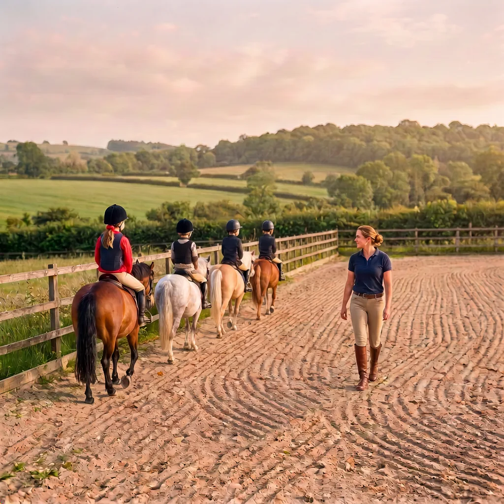 Cours de poney à Savignac-Lédrier, Dordogne